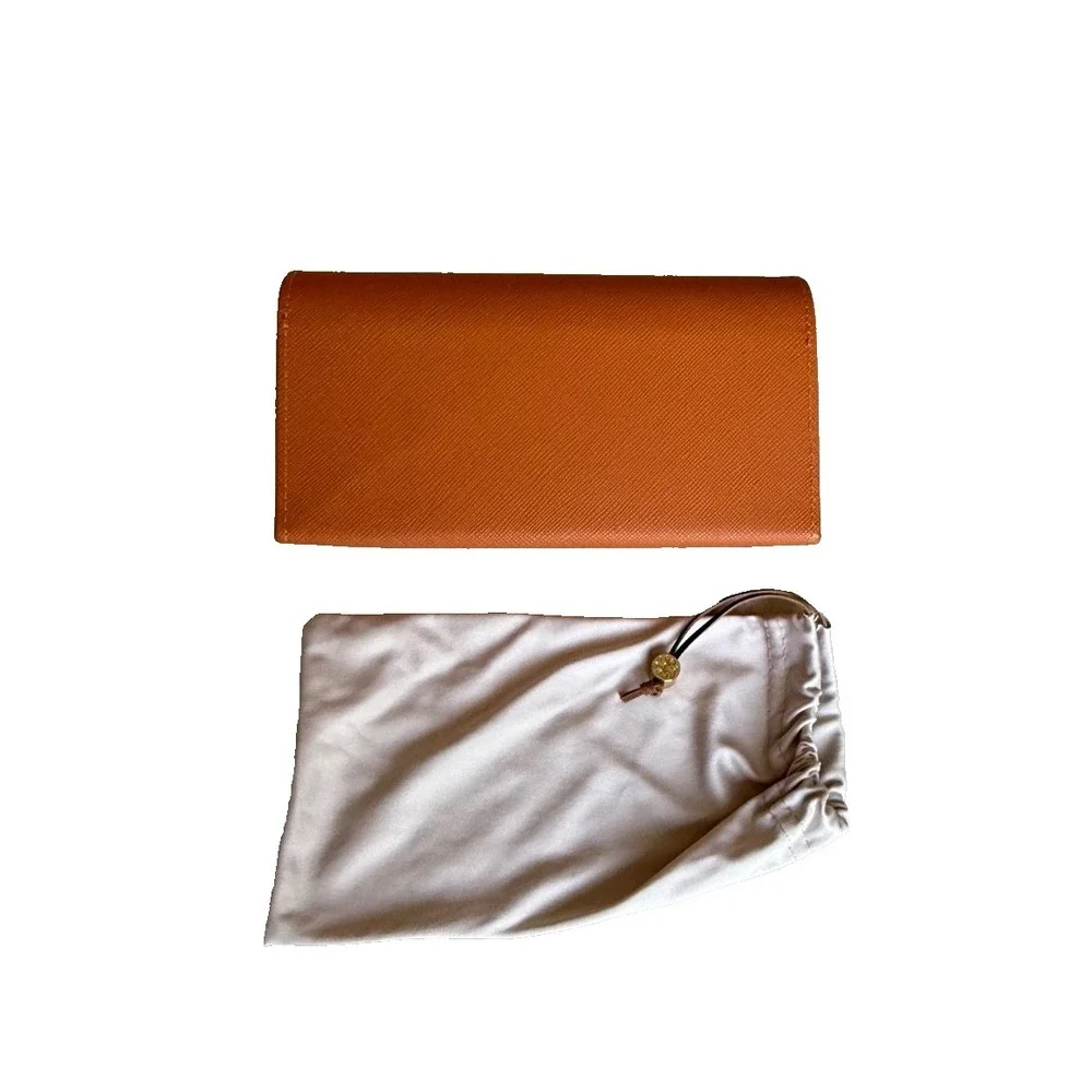 Tory Burch Monogram Sunglass Case and Dust Bag‎ (no glasses incl)